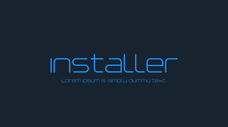 Installer Font Family