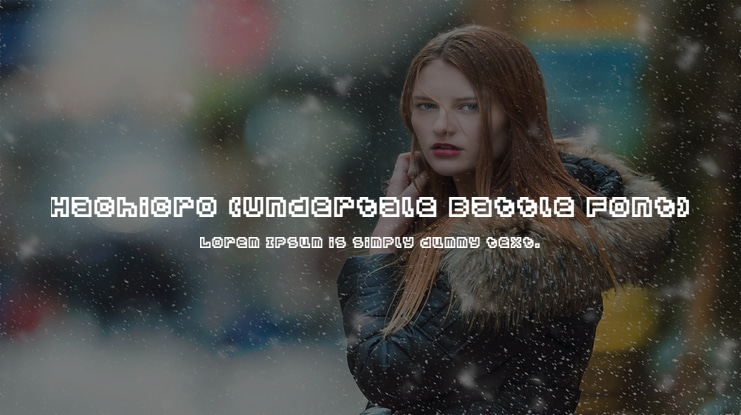 Hachicro (Undertale Battle Font)