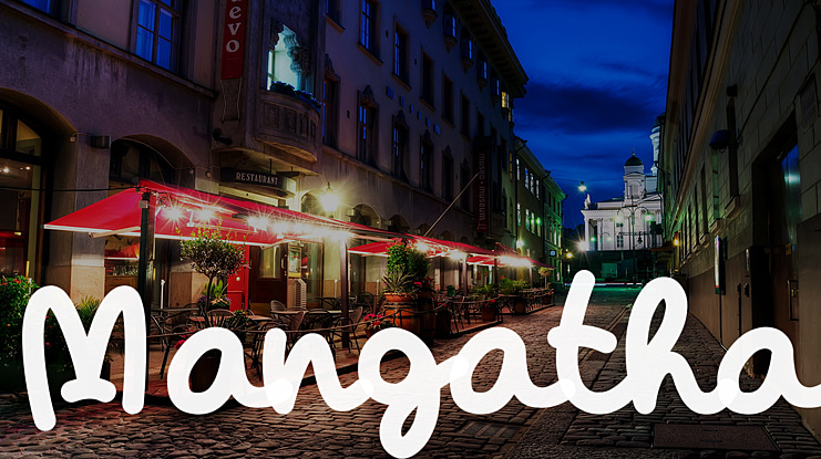 Mangatha Font