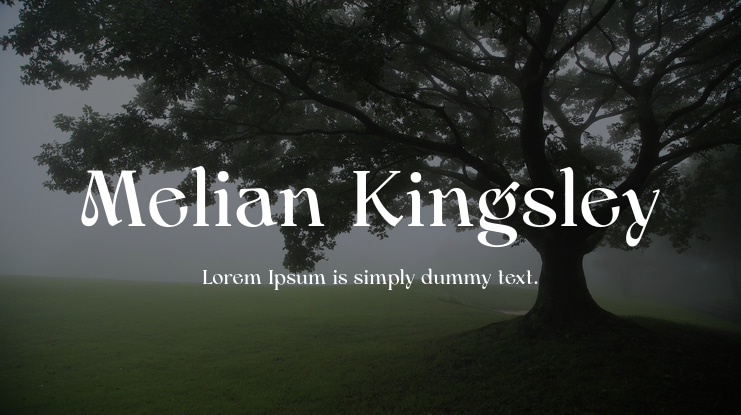 Melian Kingsley Font Family