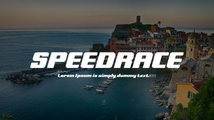 SPEEDRACE Font