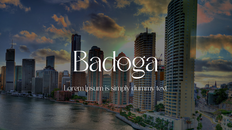 Badoga Font
