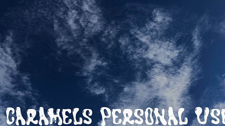 CARAMELS PERSONAL USE Font