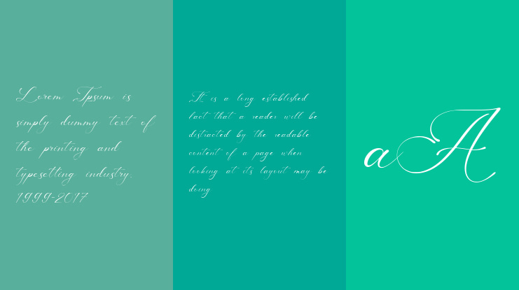 America Calligraphy Font