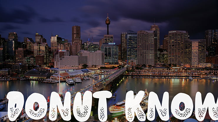 Donut Know Font