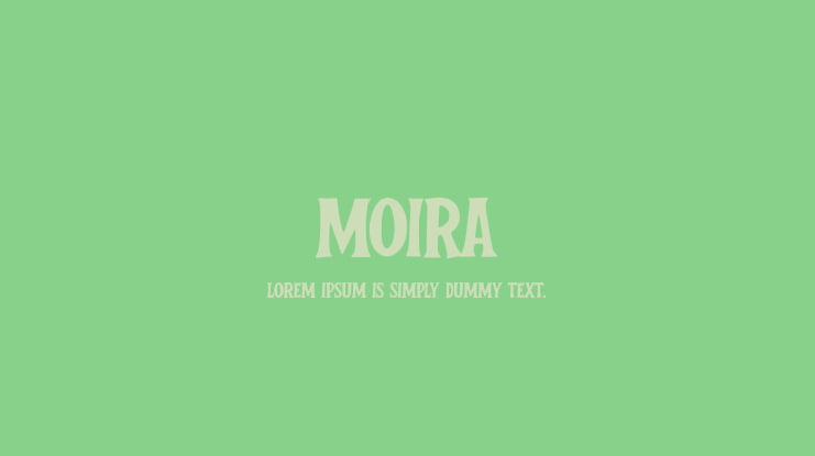 Moira Font