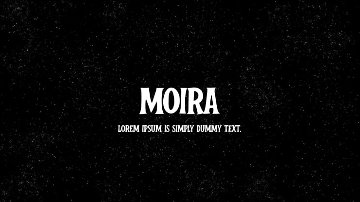 Moira Font