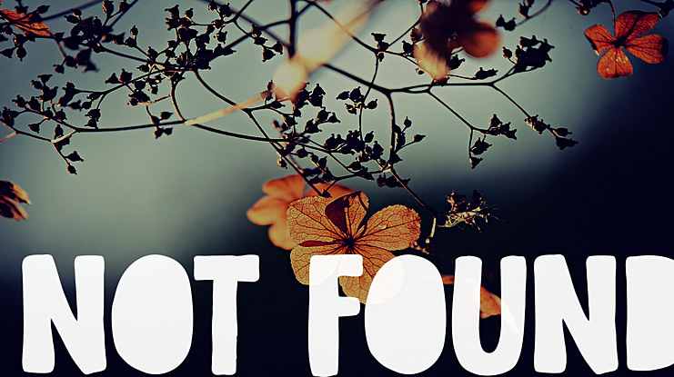 Not Found Font