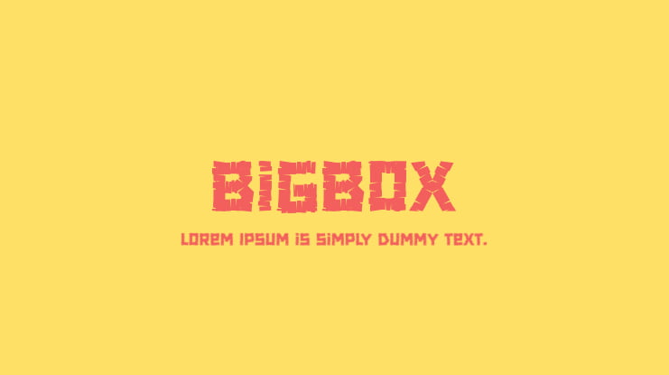Bigbox Font