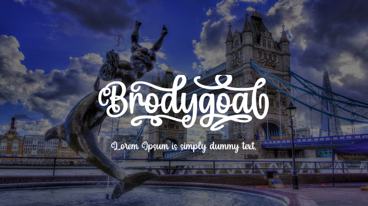 Brodygoal Font