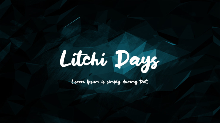 Litchi Days Font