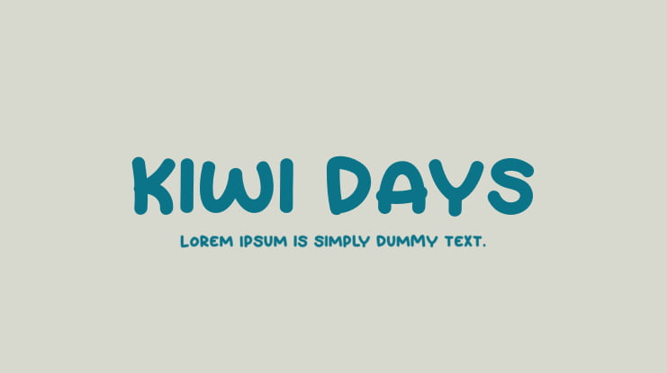 Kiwi Days Font
