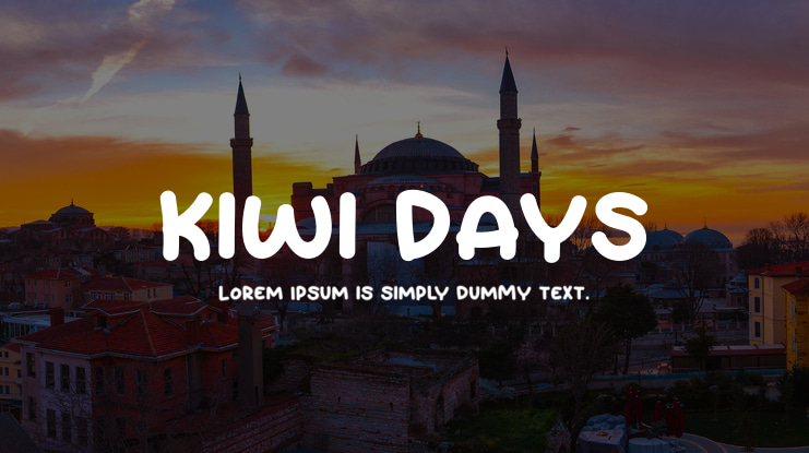 Kiwi Days Font