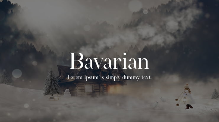 Bavarian Font