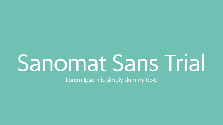Sanomat Sans Trial Font Family