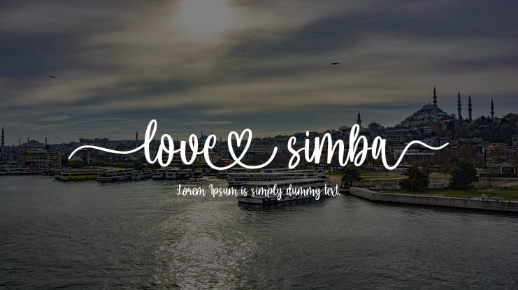 love simba Font
