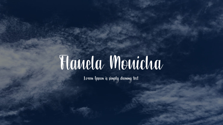 Flanela Monicha Font