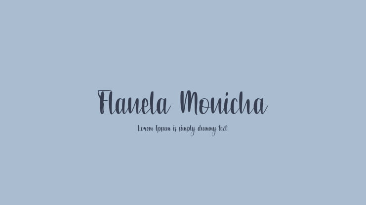 Flanela Monicha Font