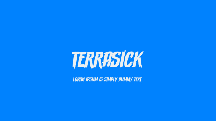 Terrasick Font