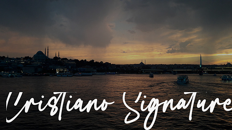 Cristiano Signature Font