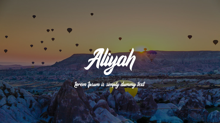 Aliyah Font