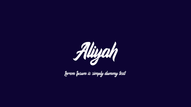 Aliyah Font