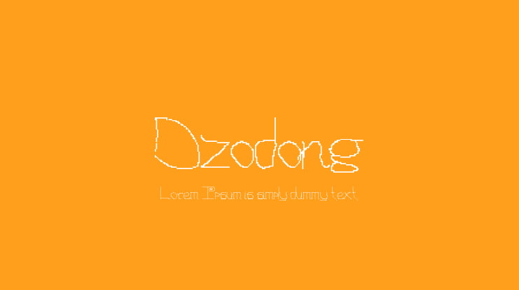 Dzodong Font