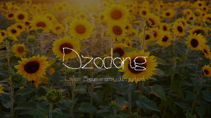 Dzodong Font
