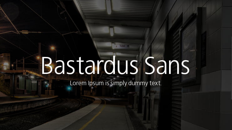 Bastardus Sans Font