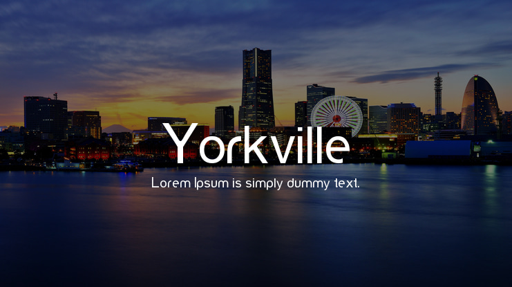 Yorkville Font