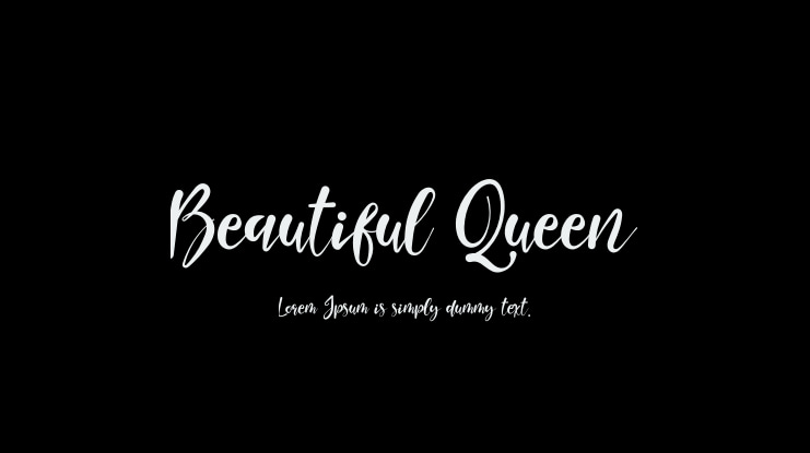 Beautiful Queen Font