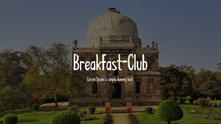 Breakfast-Club Font