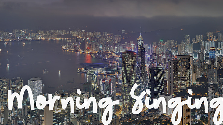 Morning Singing Font