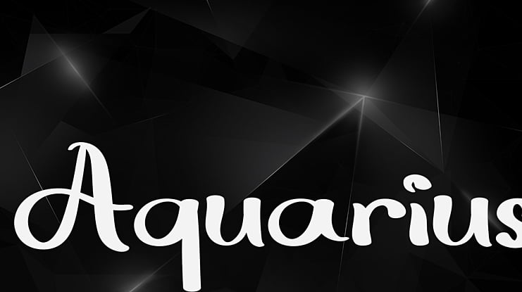 Aquarius Font