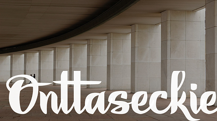 Onttaseckie Font