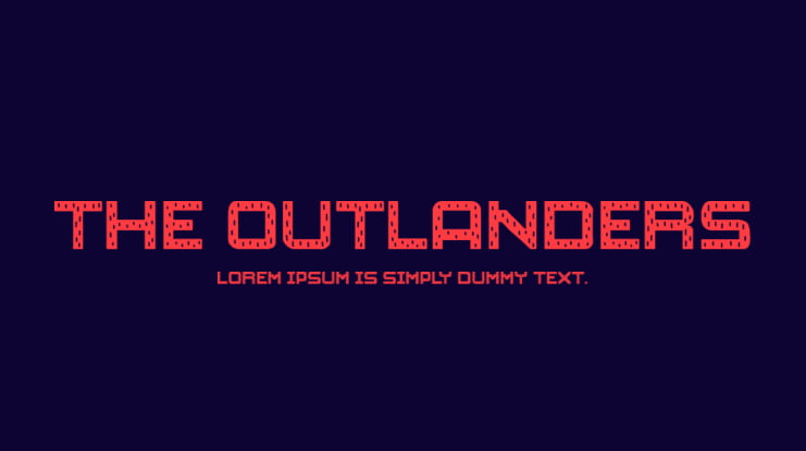 The Outlanders Font