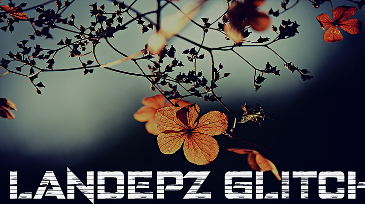 LANDEPZ GLITCH Font Family