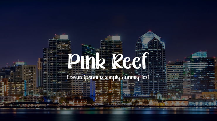 Pink Reef Font