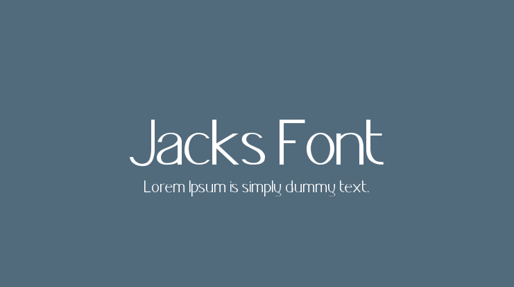 Jacks Font