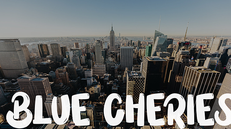 BLUE CHERIES Font