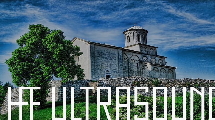 HFF Ultrasound Font