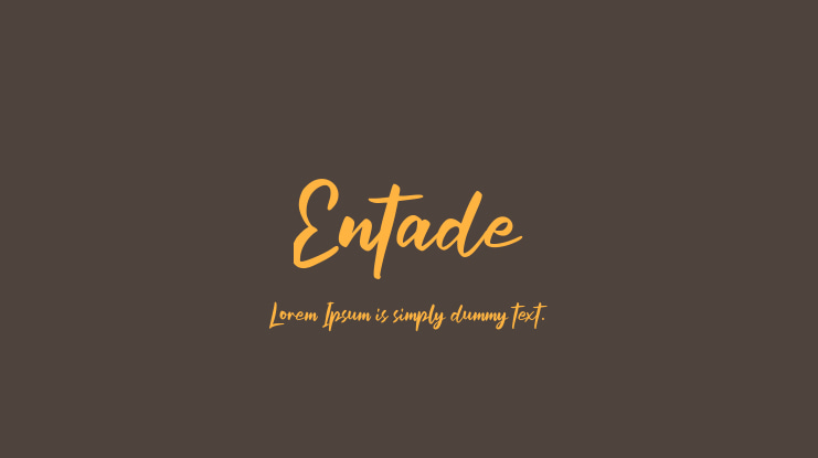 Entade Font