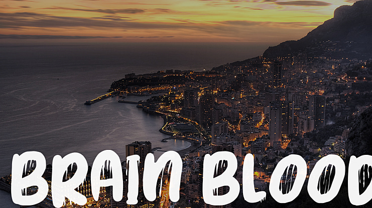 Brain Blood Font