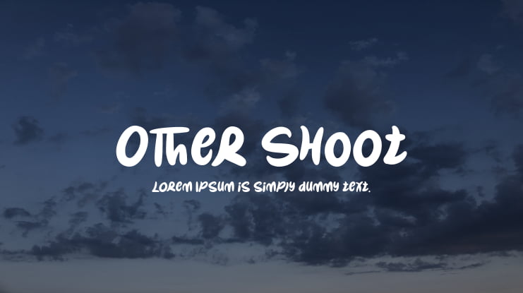 Other Shoot Font