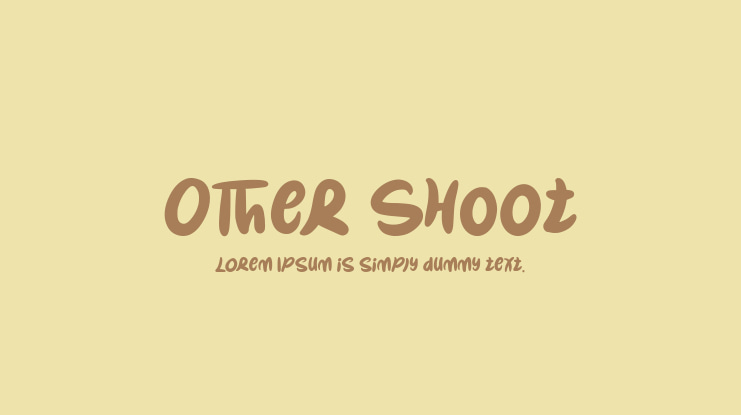 Other Shoot Font