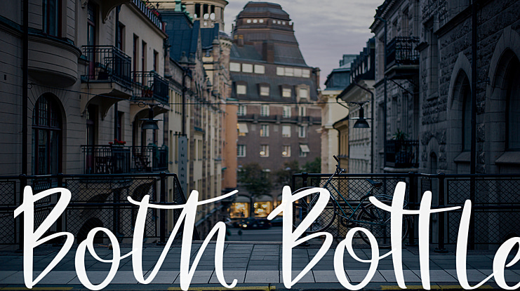 Both Bottle Font