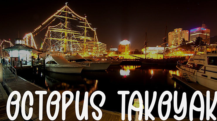 OCTOPUS TAKOYAKI Font