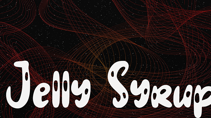 Jelly Syrup Font