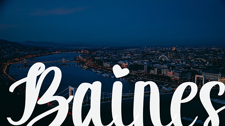 Baines Font