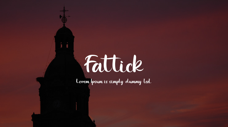 Fattick Font